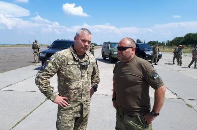 Командующий ООС Сергей Наев и глава УДА Дмитрий Ярош провели встречу