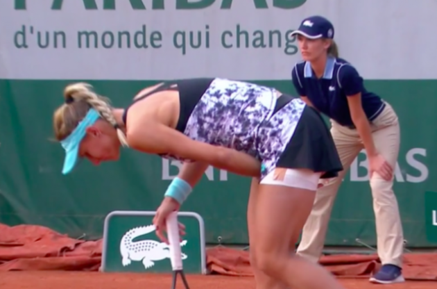 Цуренко травмировалась в самом начале поединка