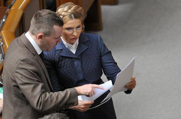 Тимошенко лидирует в президентском рейтинге с поддержкой около 10%