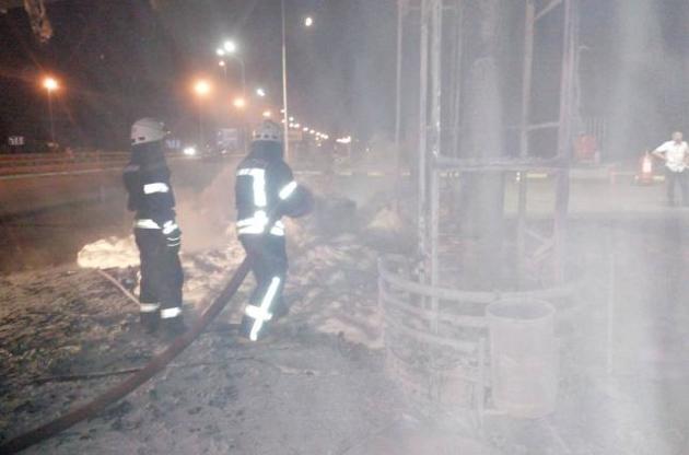 В Киевской области ночью взорвалась автозаправка
