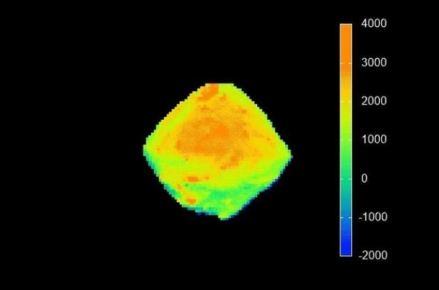Японский зонд составил тепловую карту астероида Рюгу