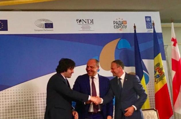 Украина, Грузия и Молдова создали Межпарламентскую ассамблею