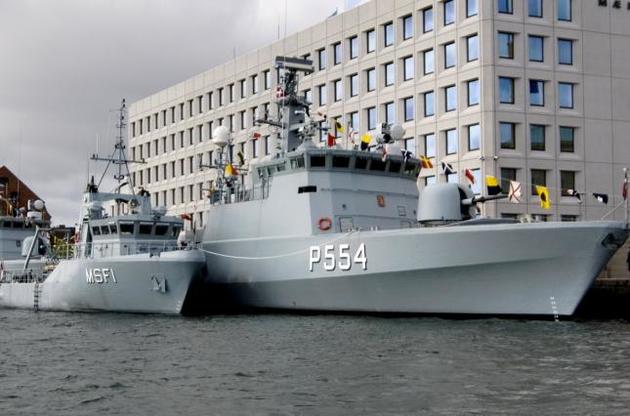 Данія розраховує продати Україні три корабля