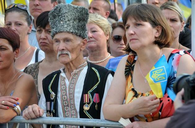 Население Украины составляет 42,3 млн человек