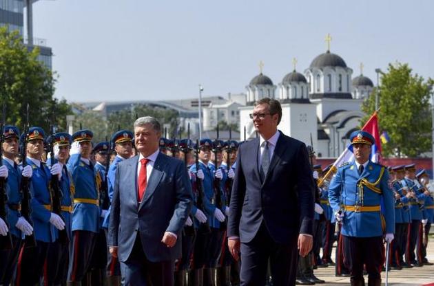 У Сербії Порошенко перебуває з 3 липня з офіційним візитом