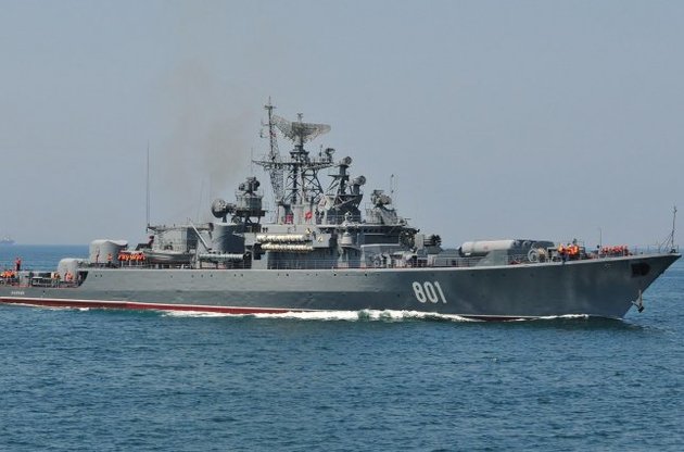 Возле границы Латвии зафиксировали российский военный корабль