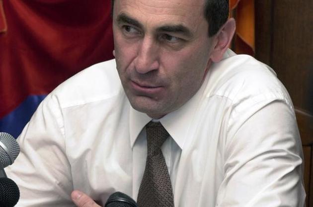Екс-президенту Вірменії висунули звинувачення у поваленні конституційного ладу