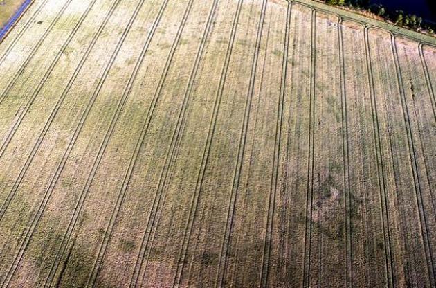 Обриси древнього пам&#039;ятника проступили після спеки