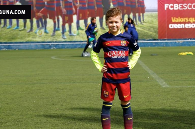 Восьмилетний украинец принят в футбольную академию "Барселоны"