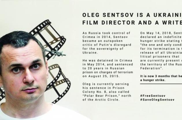 Европейская киноакадемия призывает Путина быть милосердным - освободить Сенцова