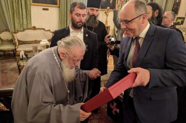 Парубий призвал Святейшего Патриарха Илию поддержать предоставление Томоса Украине