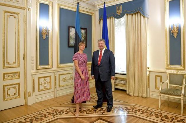 Президент Естонії знову приїхала до Києва