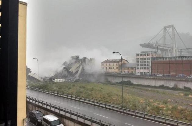 В результате обвала моста в Генуе ни один украинец не погиб