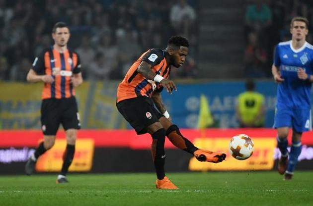 Фред побывал в гостях у "Шахтера" на сегодняшней тренировке