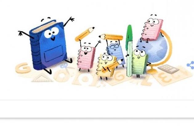 Дудл посвящен Дню знаний