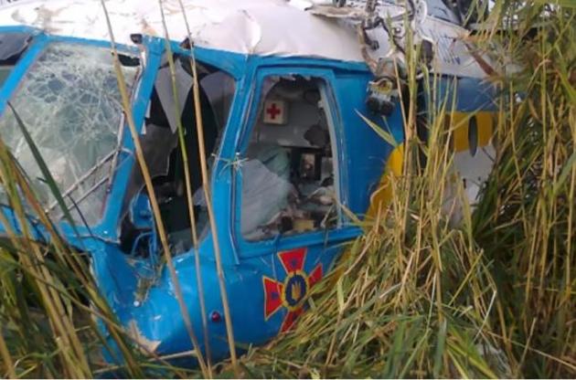 В Харьковской области разбился вертолет ГСЧС