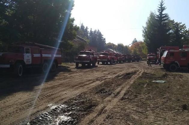 У Міноборони повідомили про скорочення кількості осередків тління і зниження інтенсивності вибухів на арсеналі під Ічнею