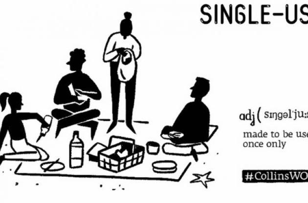 Словарь Collins назвал словом года "одноразовый"