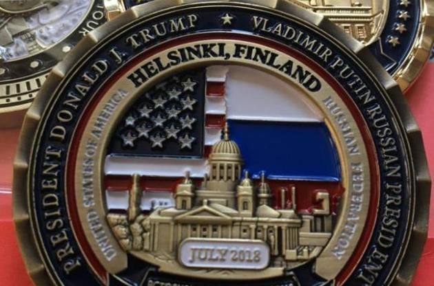 Білий дім випустив ювілейну монету на честь саміту Путіна і Трампа у Гельсінкі