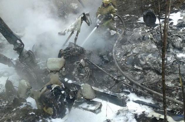 В России разбился вертолет с тремя людьми на борту