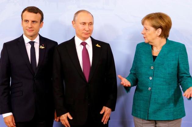 Меркель і Макрон обговорили з Путіним ситуацію в Керченській протоці