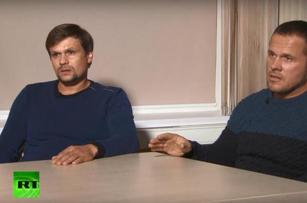 Петров і Боширов вирішили прийти на ефір RT після заяви Путіна