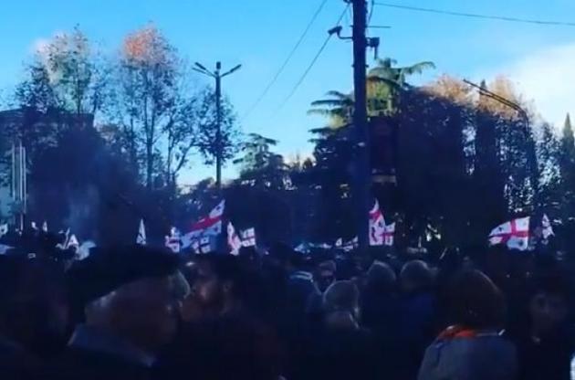 В Тбилиси стартовали массовые протесты против результатов президентских выборов
