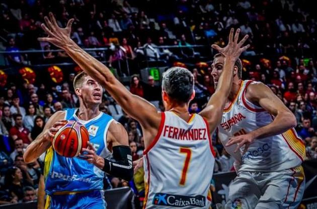 Сборная Украины по баскетболу уступила Испании в отборе на ЧМ-2019