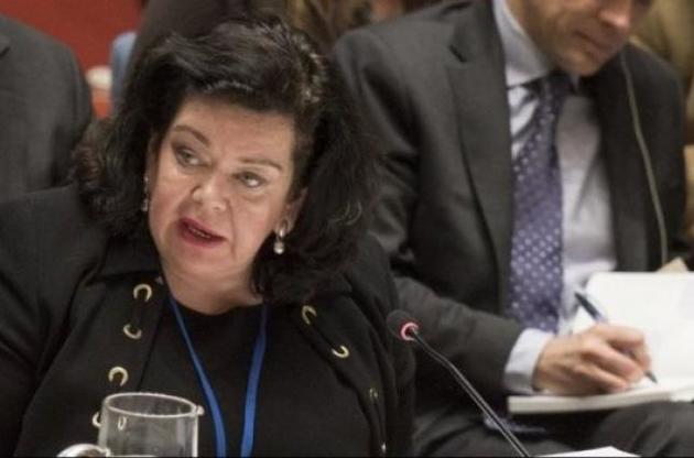 Заяву зачитувала представник Великої Британії в ООН Карен Пірс