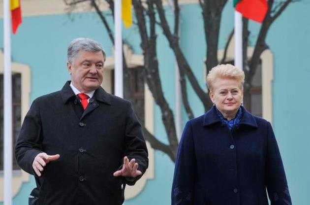 Грибаускайте находится в Украину с официальным визитом