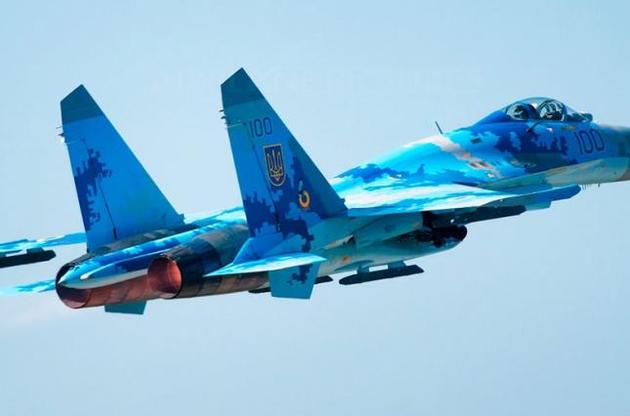 У Вінницькій області впав літак Су-27