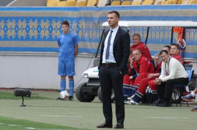 Шевченко остался доволен игрой сборной Украины в матче с Чехией