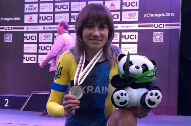 Українська велосипедистка Попова завоювала медаль на чемпіонаті світу