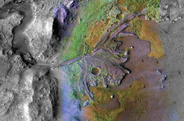 NASA обрало місце посадки ровера Mars 2020