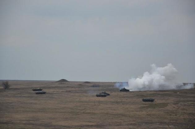 В зоне ООС тренировались оперативные подразделения противотанкового резерва