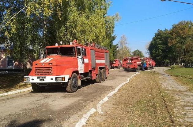 Пожежу на військових складах на Чернігівщині локалізували