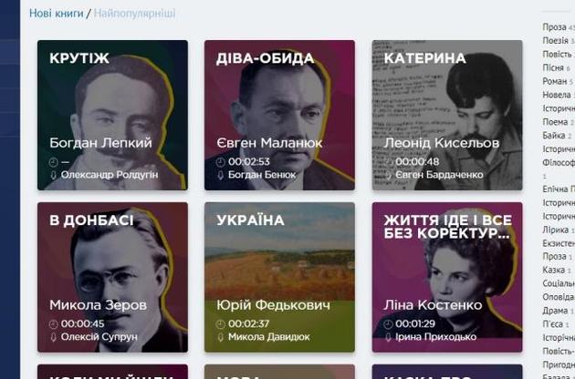 Создана первая онлайн-библиотека аудиокниг на украинском языке