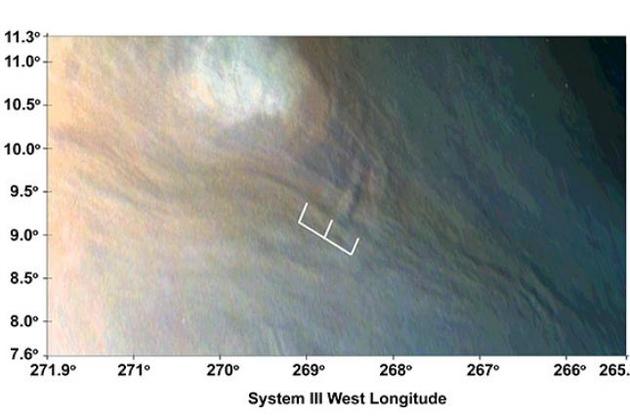 "Юнона" получила снимок волн в атмосфере Юпитера