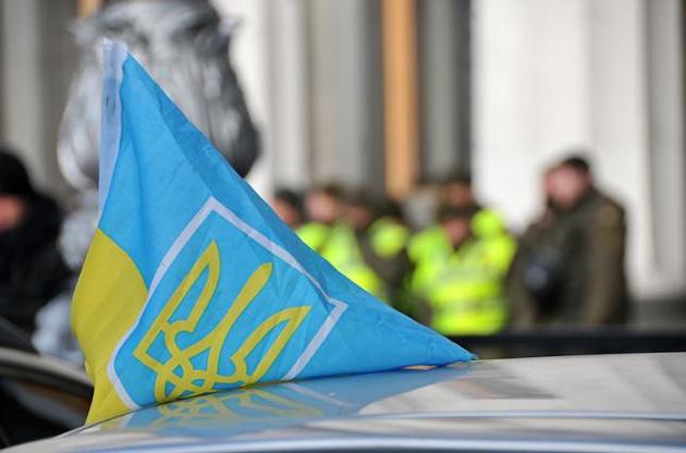 Окремі учасники намагалися перекривати рух біля Ради