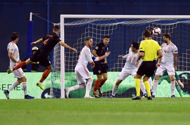 Хорватия обыграла Испанию