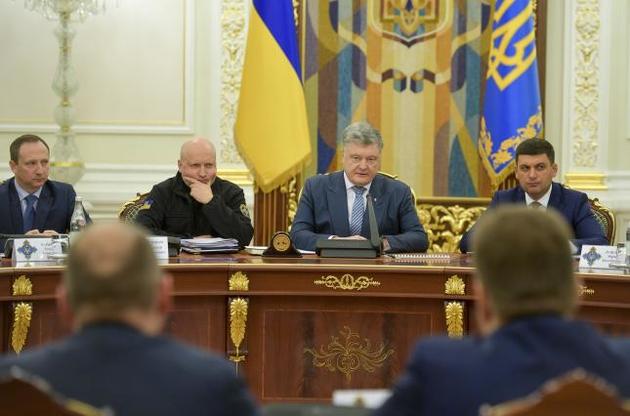 Санкції будуть введені в дію, коли Порошенко підпише відповідний указ