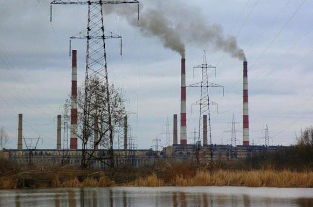 Луганская ТЭС исчерпала запасы угля