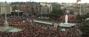 В Мадриде начались массовые протесты против  диалога с каталонскими сепаратистами