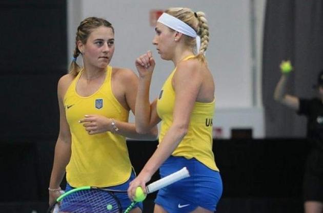 Украинки проиграли решающий парный матч