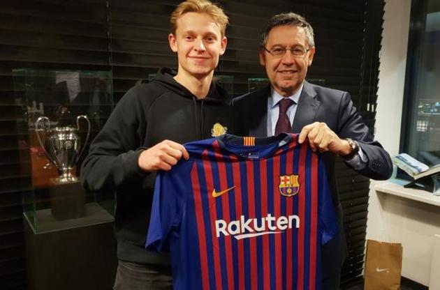 Де Йонг - гравець &quot;Барселони&quot;