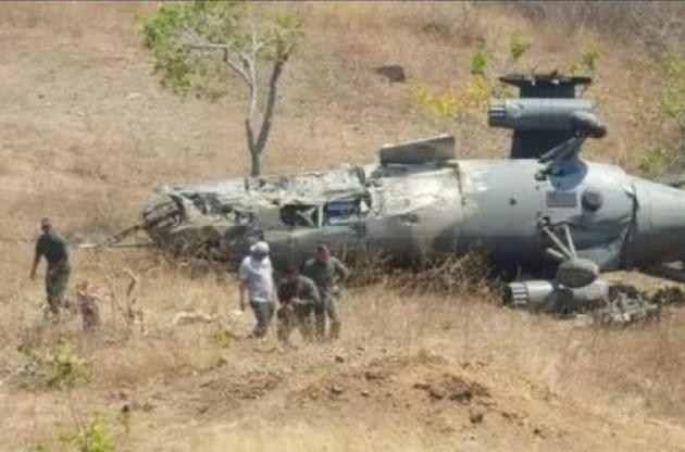 Во время военных учений в Венесуэле разбился вертолет российского производства