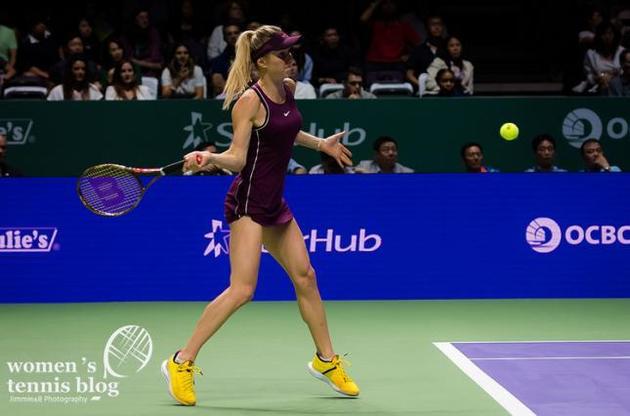 Перемога Світоліної над Возняцкі в Сінгапурі стала однією з сенсацій року WTA