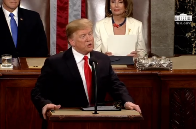 Трамп 5 лютого виступив зі щорічним зверненням