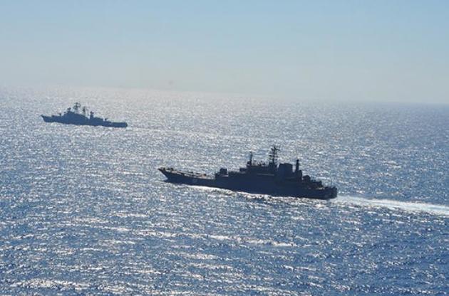Кораблі Чорноморського флоту провели стрільби в морі