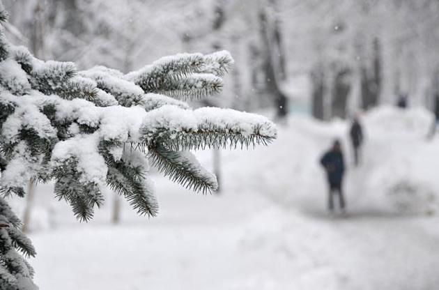 В некоторых областях Украины в воскресенье ожидаются сильные снегопады